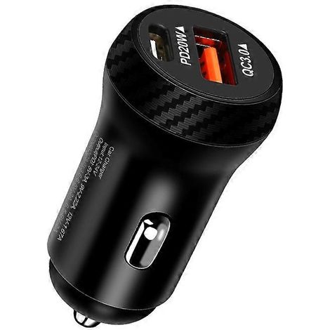 Chargeur de voiture USB 4,8 A, compatible avec la charge rapide des téléphones portables, tablettes et appareils GPS adaptateur de chargeur de téléphone de voiture à double port USB. (1/5)