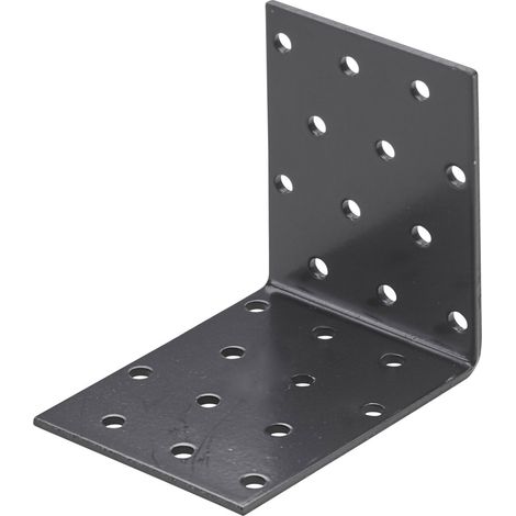 Hettich Verbindungswinkel Stahl 82 x 82 x 60 mm schwarz Winkelbeschlag