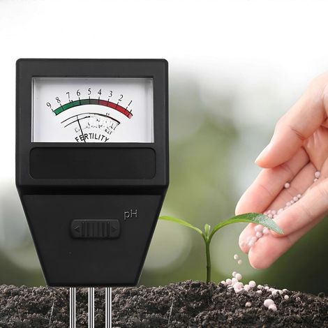 Testeur de fertilité du sol : stylo testeur 2 en 1 de pH et d'humidité pour le jardinage, les fleurs et le gazon – JXLGV (1/5)