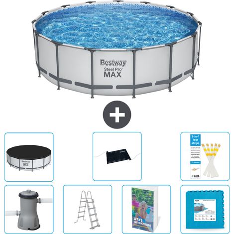 Bestway Steel Pro MAX Rund - 488x122 cm - 8-teilig S621