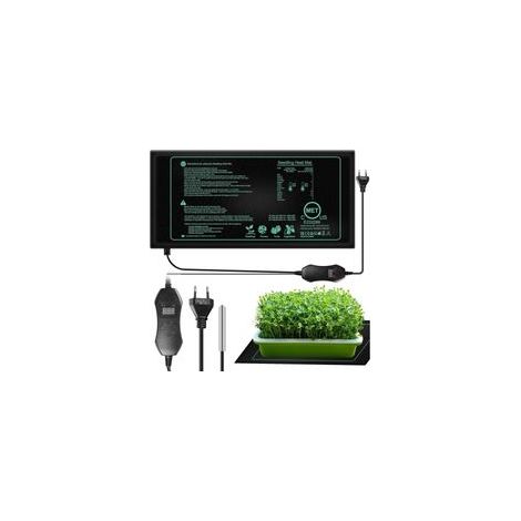 Tapis Chauffant pour Semis,25cm52.5cm 50W Tapis Chauffant pour Plantes,Tapis Chauffant Imperméable,Coussin Chauffant pour Serre pour La Germination des Graines,IPX4 Etanche (1/5)