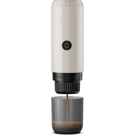 Machine à café expresso portable sans fil, électrique, à capsules et à café moulu, idéale pour les voyages en voiture et en camping. (1/5)