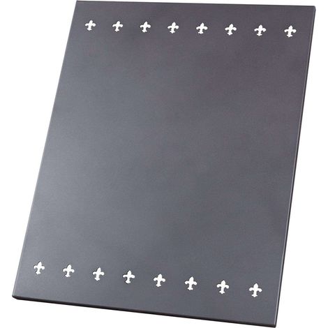 Juan Panadero – Placa metálica protección pared antracita – Dimensiones 90x70 cm – Peso 13 kg – Para protección mural en espacios húmedos (1/2)