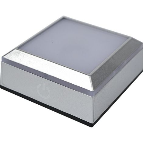 Soporte para pantalla LED con panel táctil para hologramas 3D, cristal transparente, diseño elegante y moderno.
