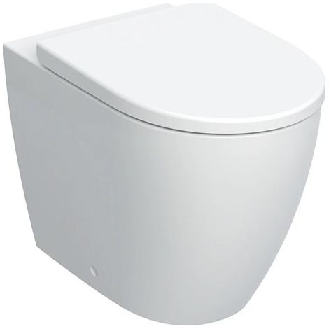 Inodoro empotrado a pared 36x56 cm blanco brillo - Geberit Rimfree Icon (1/4)