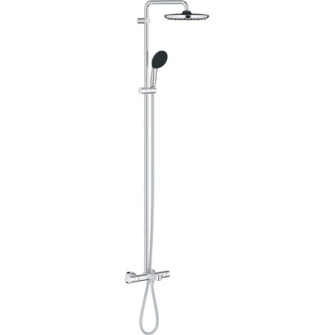 GROHE Vitalio Comfort columna de ducha termostática Negro