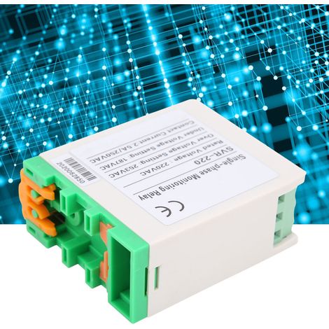 SVR-220 Einphasen-Spannungsüberwachungsrelais mit 3 LEDs – Überspannungs- und Unterspannungsschutzgerät (1/5)