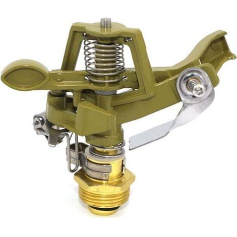 Arroseur 1/2 pouce 360 degrés en alliage de zinc rotatif pour irrigation (1/2)
