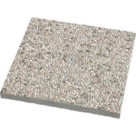 Base per ombrellone da giardino in ghiaino lavato da 20 kg marmetta 50x50 cm