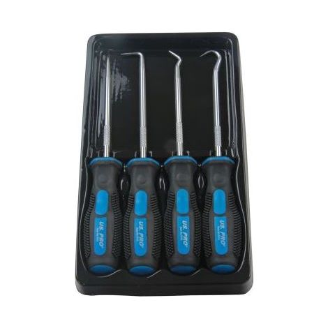 US PRO Pick & Hook Tool Set 4PC Scraper O Ring Seal Removal Set Hook Pick 5034 (1/3)