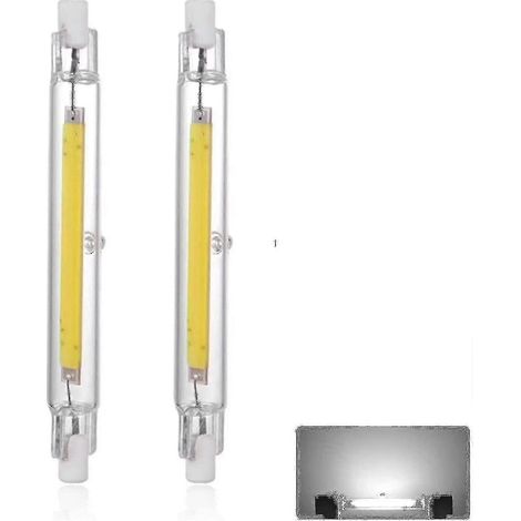 Ampoule LED R7s 118 mm 40 W, blanc froid 6000 K, 3000 lm, équivalent halogène 400 W (J118), dimmable, diffusion linéaire 360° 40 W R7s Tw (1/5)