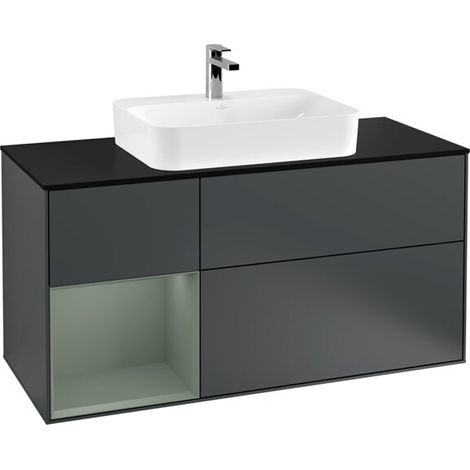 Villeroy & Boch F412GMHG meuble sous-lavabo Finion F41 (1/2)