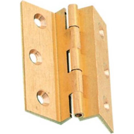 24 x CERNIERA FRESATA C/COLLO OTTONE SAT 40X35 MM