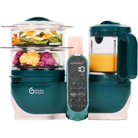 Babymoov Nutribaby Plus Küchenrobot grün opal (1/5)