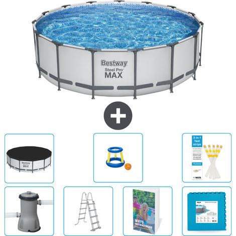 Bestway Bestway Steel Pro MAX Ronde - 488x122 cm - 8-pièces S570 (1/4)