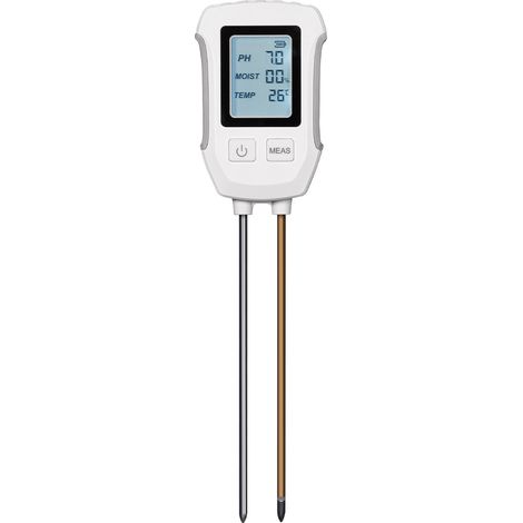 Testeur de Sol ph 3 en 1, Détecteur de Test de Sol Acide-Base, Compatible avec Le Jardinage/Plantes en Pot/Ferme (1/5)