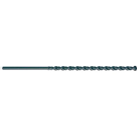 Punta da trapano in metallo duro extra lunga RUKO, 8 mm x 400 mm, gambo esagonale.
