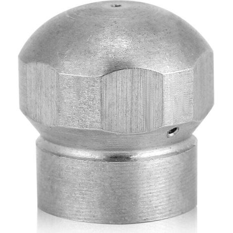 Boquilla de limpieza de manguera de desagüe para limpiadora de alta presión G1/8" con orificios de pulverización (1/3)