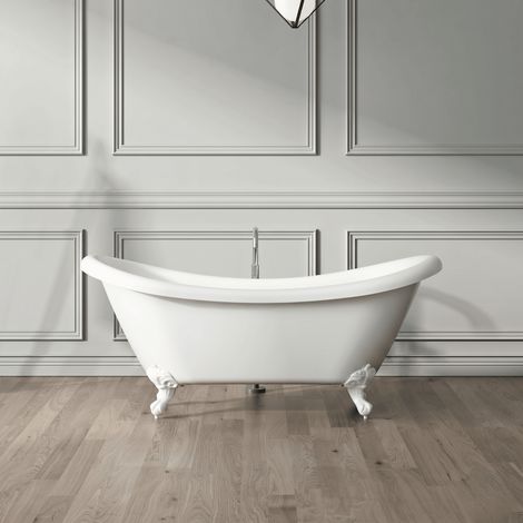 Bañera con patas DARLINGTON 175 cm patas ÁGUILA BLANCAS (1/4)