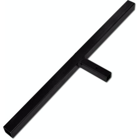 Tarière de sol avec mèche de tarière spirales 120 mm Acier Noir