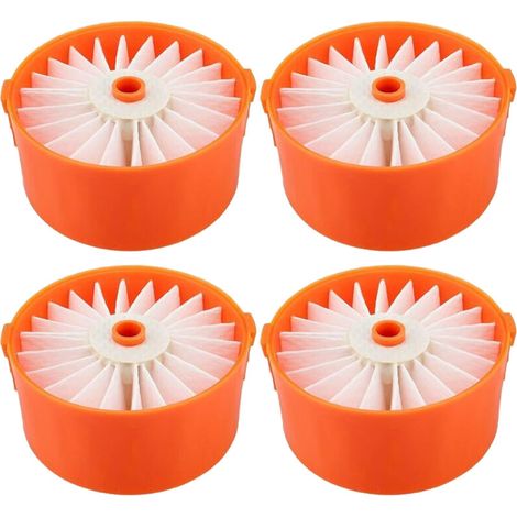 Lot de 4 filtres de rechange pour aspirateur Black + Decker BSV2020G sans fil et accessoires (1/5)