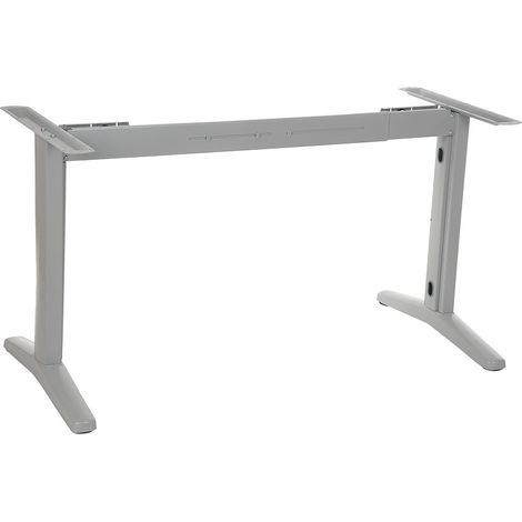 Estructura de escritorio o mesa STT-01 con viga extensible - Aluminio (1/5)