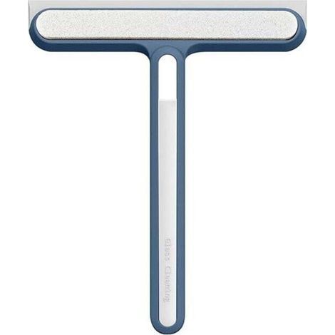 (Bleu) 2 en 1 pour Raclette Douche, Raclette Vitre, Raclette de Douche, Nettoyeur vitres Ménager Essuie Glace Brosse à Verre Raclette Outil Salle Bain, Miroir, Nettoyage Vitres, Carrelage (1/5)