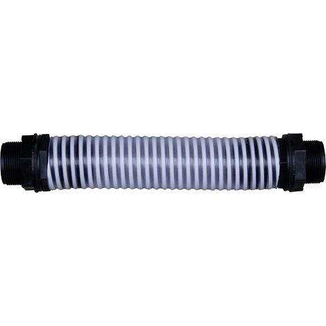 GARANTIA kit de conexión para depósitos de agua de lluvia 2'' con manguera de 25 cm
