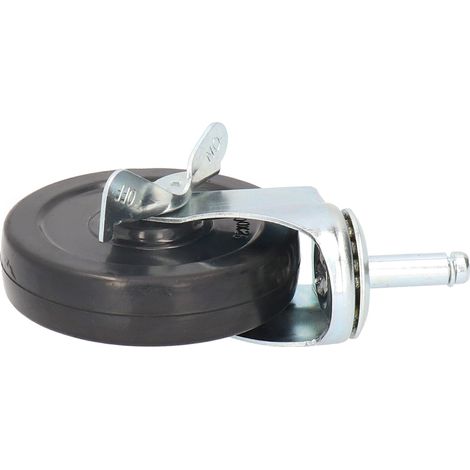 Roulette de portail à ressort, multifonctionnelle, en aluminium, 4 pouces, capacité de charge 75 kg (blanche) (1/5)