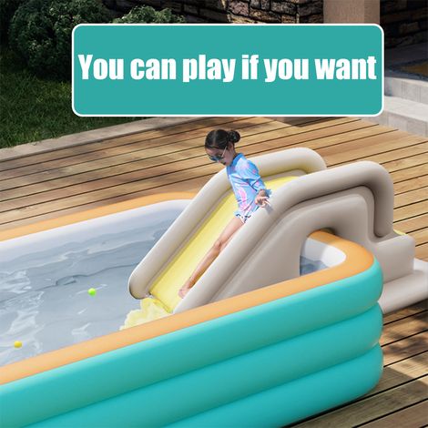 Toboggan Aquatique Gonflable avec Mur d'Escalade - Jeu d'Extérieur Été pour Enfants