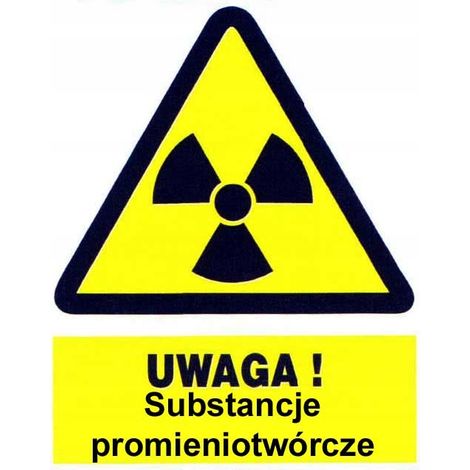 ZOO-9 - WARNUNG: Radioaktive Stoffe - SCHILD