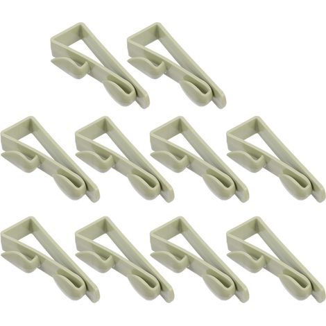 10 pièces Gancho pour la porte de l'armoire sans perforations (1/5)
