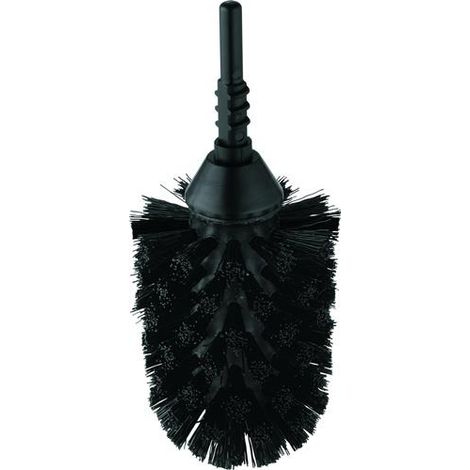 Tête de brosse 40744 pour brosse WC Essentials, métal noir