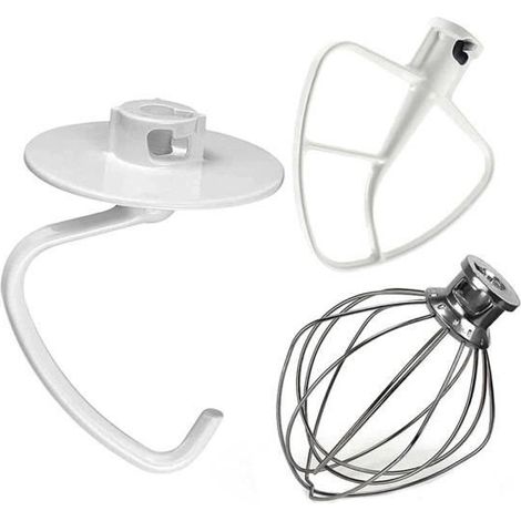 Für KitchenAid Zubehör 4,5-5 Qt Kippkopf-Küchenmaschinen KitchenAid Rührbesenaufsatz für K45B-K5THCB-K5THBS (1/4)
