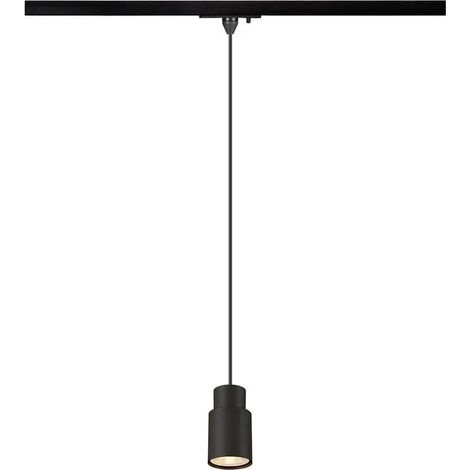 [NEUWERTIG] B-Ware Slv Puri 2.0 Tube 1 Pendelleuchte Hängeleuchte Gu10 P Deckenleuchte Schwarz