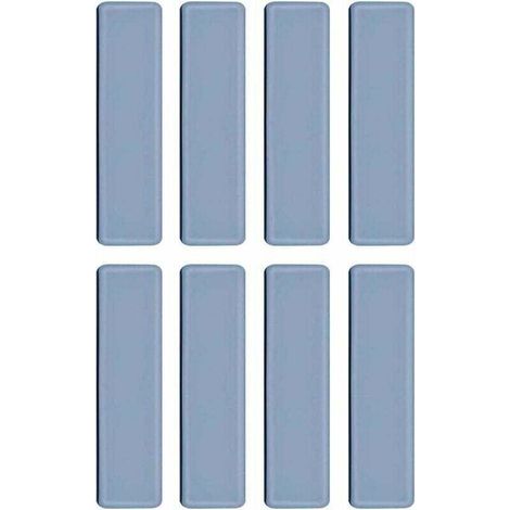 8 pièces Patins en Téflon Adhésifs Patin Glisseur en Teflon Patins en Téflon pour Meubles Patins Autocollants en Téflon Patins de Meubles Ronds pour Chaises et Fauteuils (B) (1/4)