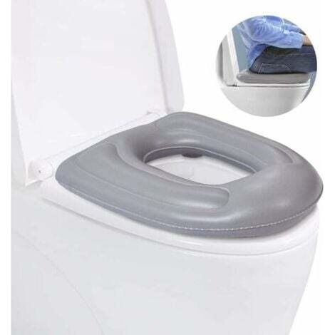 Siège de toilette gonflable en PVC, hauteur réglable, soulage les douleurs du coccyx, coussin d'apprentissage de la propreté universel pour toutes les saisons, coussin de récupération portable anti-pr (1/4)