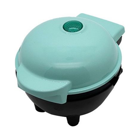 Mini-Waffeleisen – Antihaftbeschichtung – Mintgrün – 10,2 cm (4 Zoll) – Waffel – Benutzerfreundlich – Tragbares Frühstückswaffeleisen (1/4)