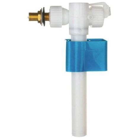 BUNTHAUS PA Schwimmender Toilettenhahn mit seitlichem Zulauf - Einstellbar und widerstandsfähig - Universell, wirtschaftlich und anpassungsfähig - Messinganschluss (3/8\") - Integrierter Filter, (1/4)