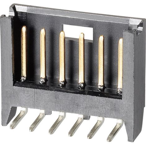 TE Connectivity Stiftleiste (Standard) AMPMODU MOD II Polzahl Gesamt 12 Rastermaß: 2.54 mm 280523-1