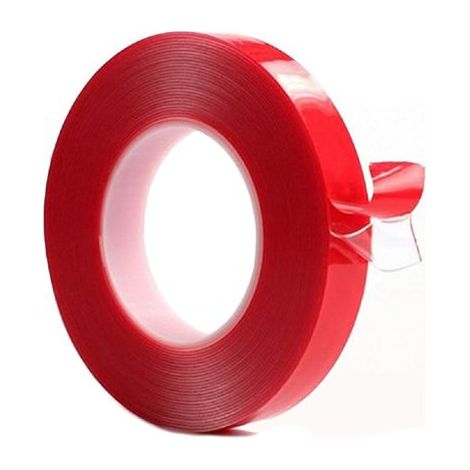 Ruban Double Face Extra Fort 10mm x 10m Transparent Adhésif Double Face par Puissantr Fixation D'Objets Sans Percer pour LED, Bois, Voiture, Joint, Intérieur,1 tomes (1/4)