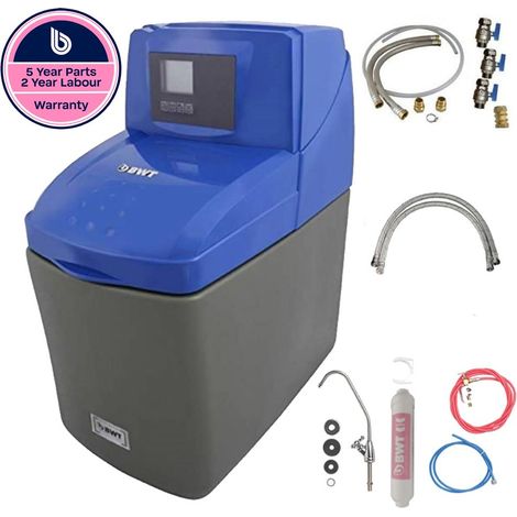 BWT WS355 WS Series Luxury Hi-Flo Water Softener + 22mm Hi-flo Hoses + Tap