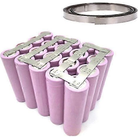 Bande adhésive en nickel pur AURA Great 2M 8mm x 01/012/015 pour soudage par points de batteries Li 18650, compatible avec les machines à souder par points (1/5)