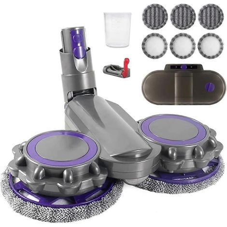Accessoire de tête de balai électrique pour aspirateur V10 Slim/V12 Detect Slim, avec réservoir d'eau et verrouillage de la gâchette (1/5)