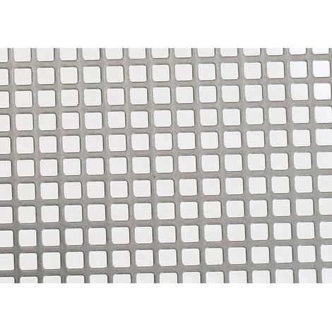 LAMIERA ACCIAIO PERFORATA QUADR.50X40X1