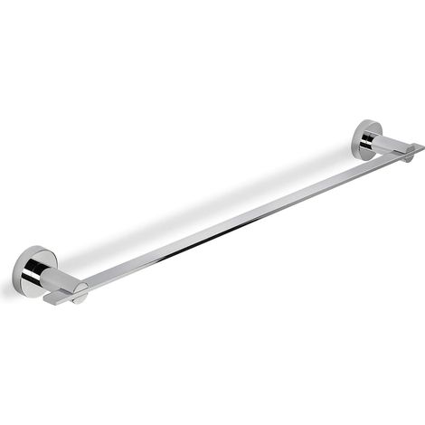 Croydex Flexi-Fix Towel Rail, Chrome, 70cm Length - Metra (1/5)