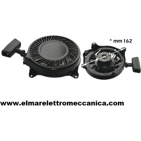 BRIGGS & STRATTON Avviatore motore 5 HP orizzontale a valvole laterali 130200 130400 133400 ecc. interasse fori 162 mm 340065
