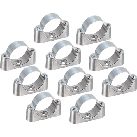 10Pcs Collier de Serrage Clip Fixation Tube Tuyau Pour Tuyau De 2" (51mm) Fixation Murale Fixation Au Plafond Sangles De Tuyau Rigide Pour Tuyau En Métal Pvc (1/5)