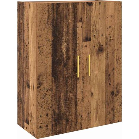 Armario de Pared Madera vieja 69,5 x 34 x 90 cm vidaXL