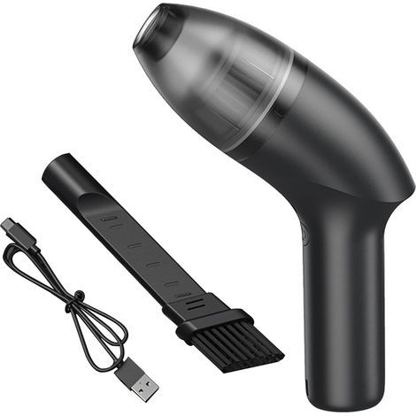 Akku-Handstaubsauger und Laubbläser in einem, USB-aufladbarer 2500-mAh-Akku, starke Saugkraft von 5000 Pa, leicht und leise, ideal für Zuhause und den Außenbereich. (1/5)